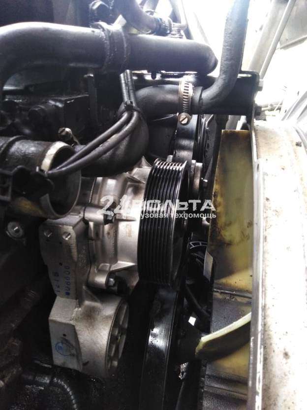 Замена помпы на Scania с выездом